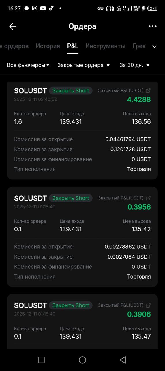 P&L мобильное приложение